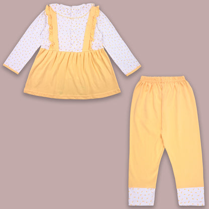 Girls Applique Top and Pant Summer Set