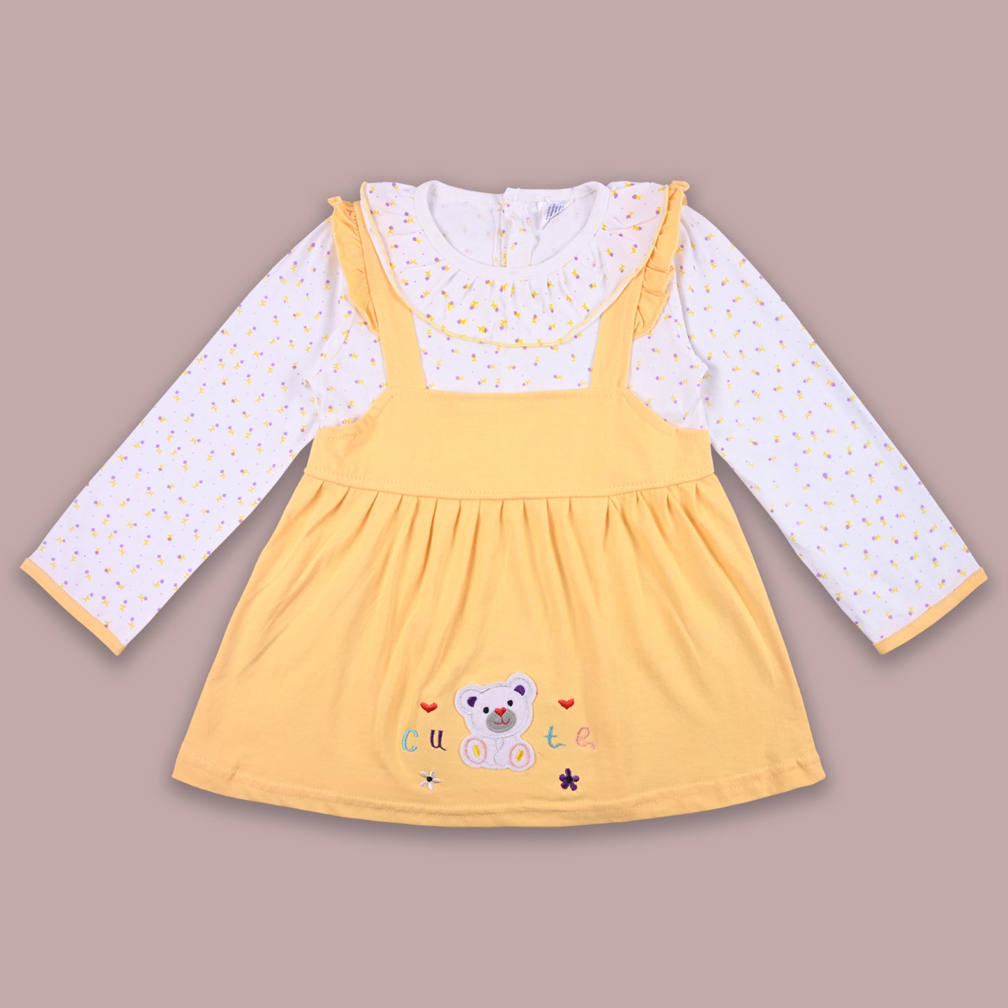 Girls Applique Top and Pant Summer Set