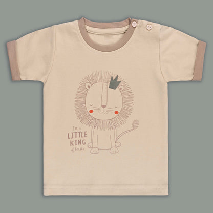 Boys Printed Cotton Tshirt and Shorts Set