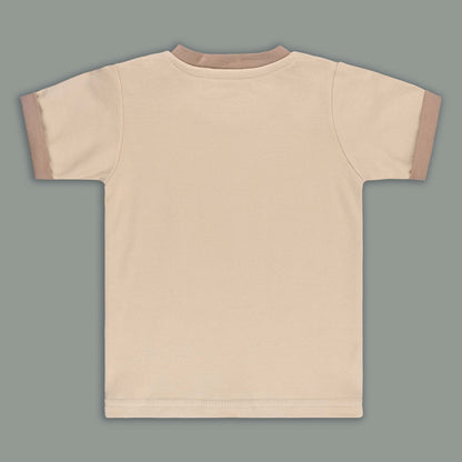 Boys Printed Cotton Tshirt and Shorts Set