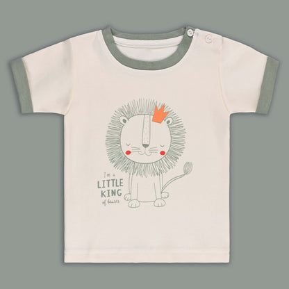 Boys Printed Cotton Tshirt and Shorts Set