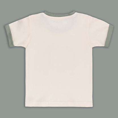 Boys Printed Cotton Tshirt and Shorts Set