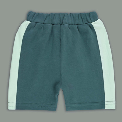 Boys Printed Cotton Tshirt and Shorts Set