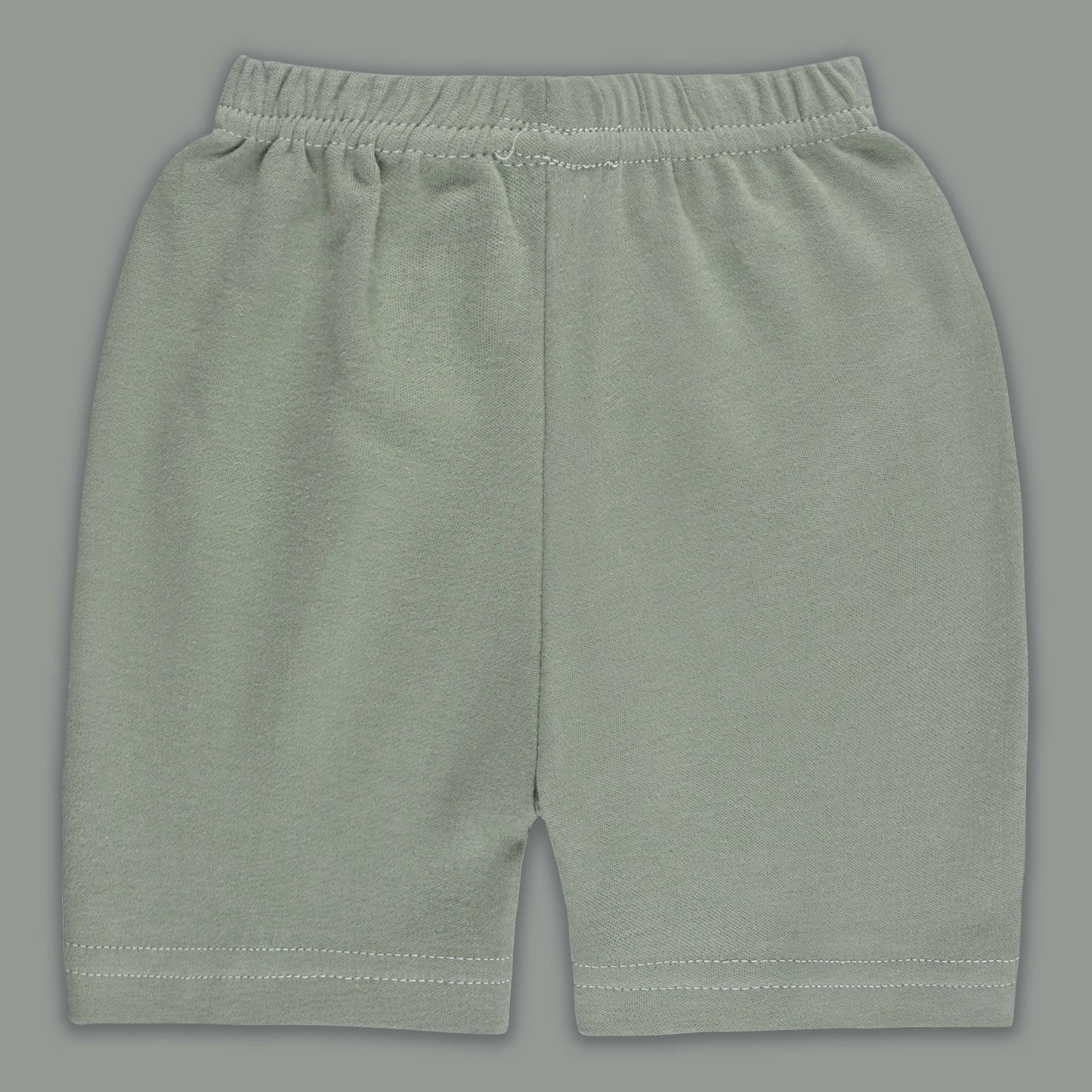 Boys Printed Cotton Tank Shirt and Shorts Set