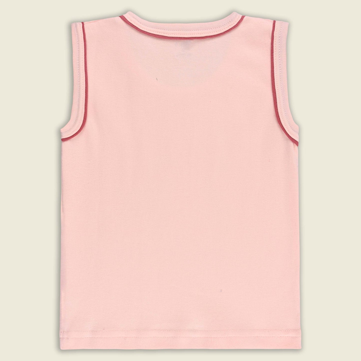 Boys Printed Cotton Tank Shirt and Shorts Set