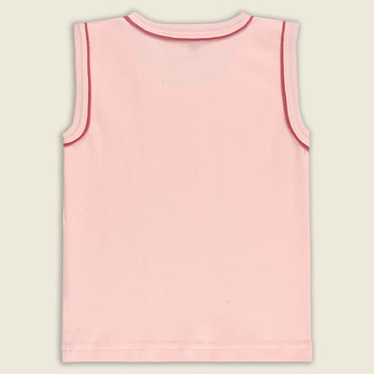 Boys Printed Cotton Tank Shirt and Shorts Set