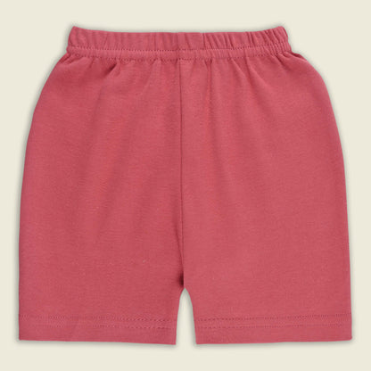 Boys Printed Cotton Tank Shirt and Shorts Set