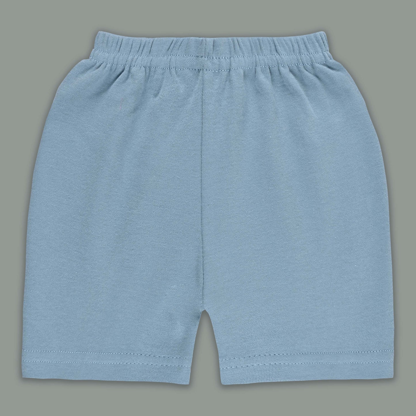 Boys Printed Cotton Tank Shirt and Shorts Set