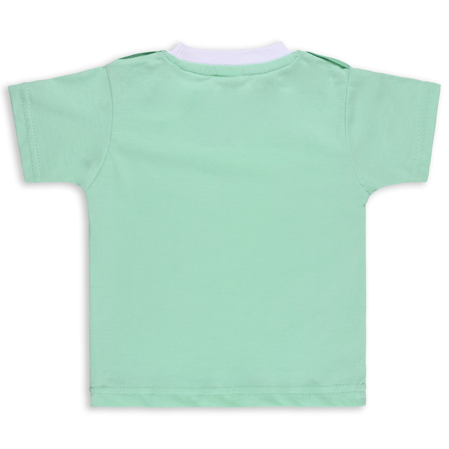 Baby Boys Graphic Printed T-Shirt and Shorts Dungaree Set