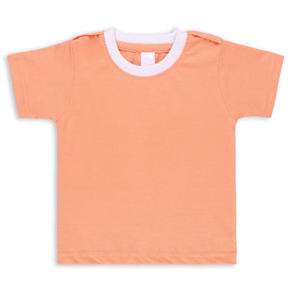 Baby Boys Graphic Printed T-Shirt and Shorts Dungaree Set