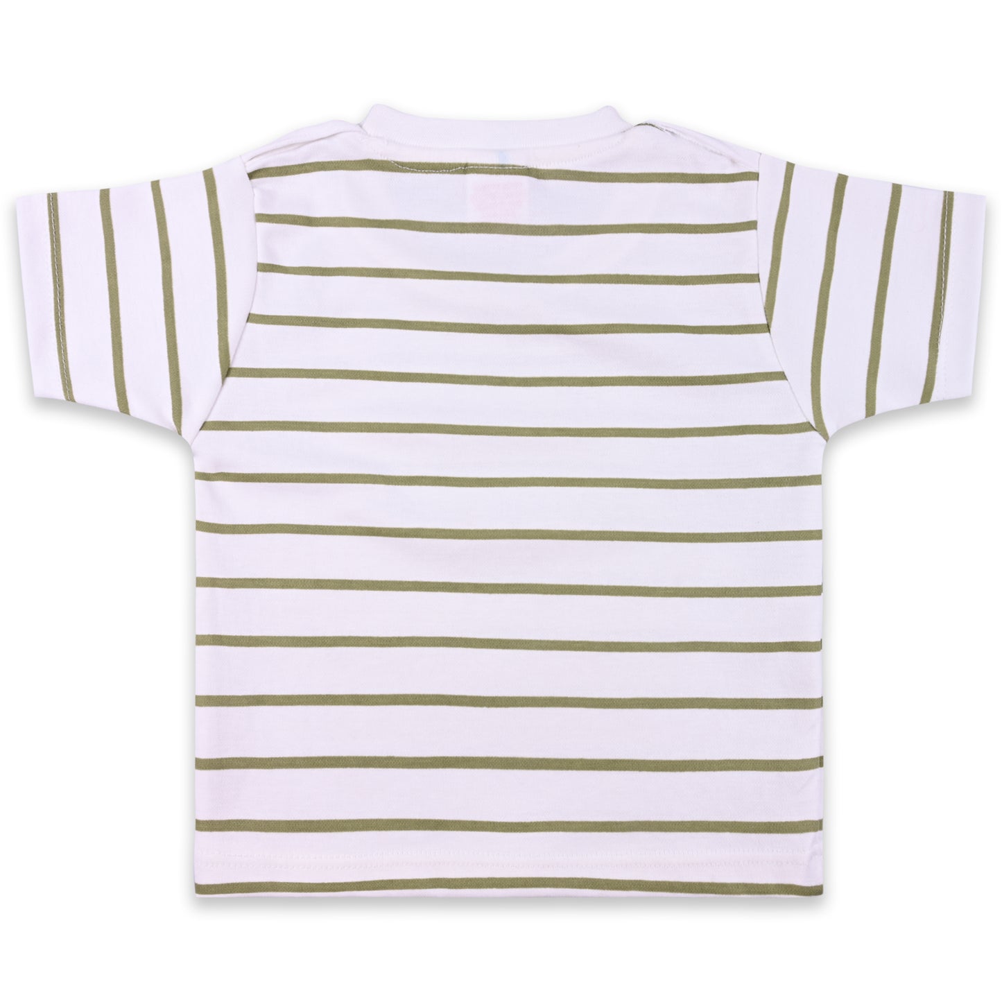 Baby Boys Striped T-Shirt and Shorts Dungaree Set