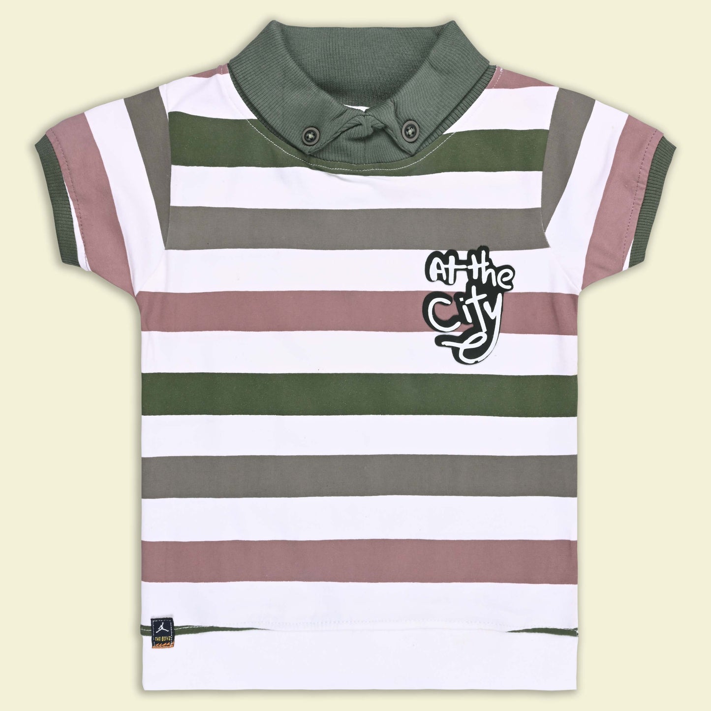 Boys Printed Cotton T-Shirt and Shorts Set