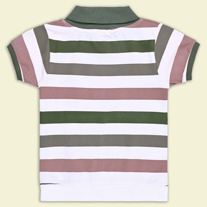 Boys Printed Cotton T-Shirt and Shorts Set