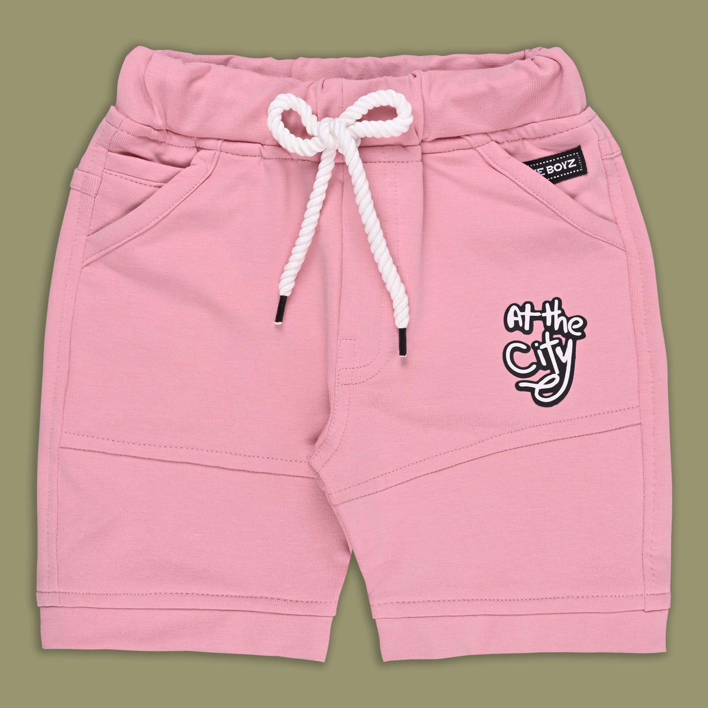 Boys Printed Cotton T-Shirt and Shorts Set