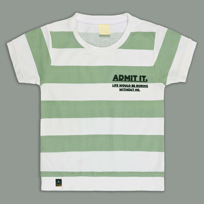 Boys Printed Cotton T-Shirt and Shorts Set