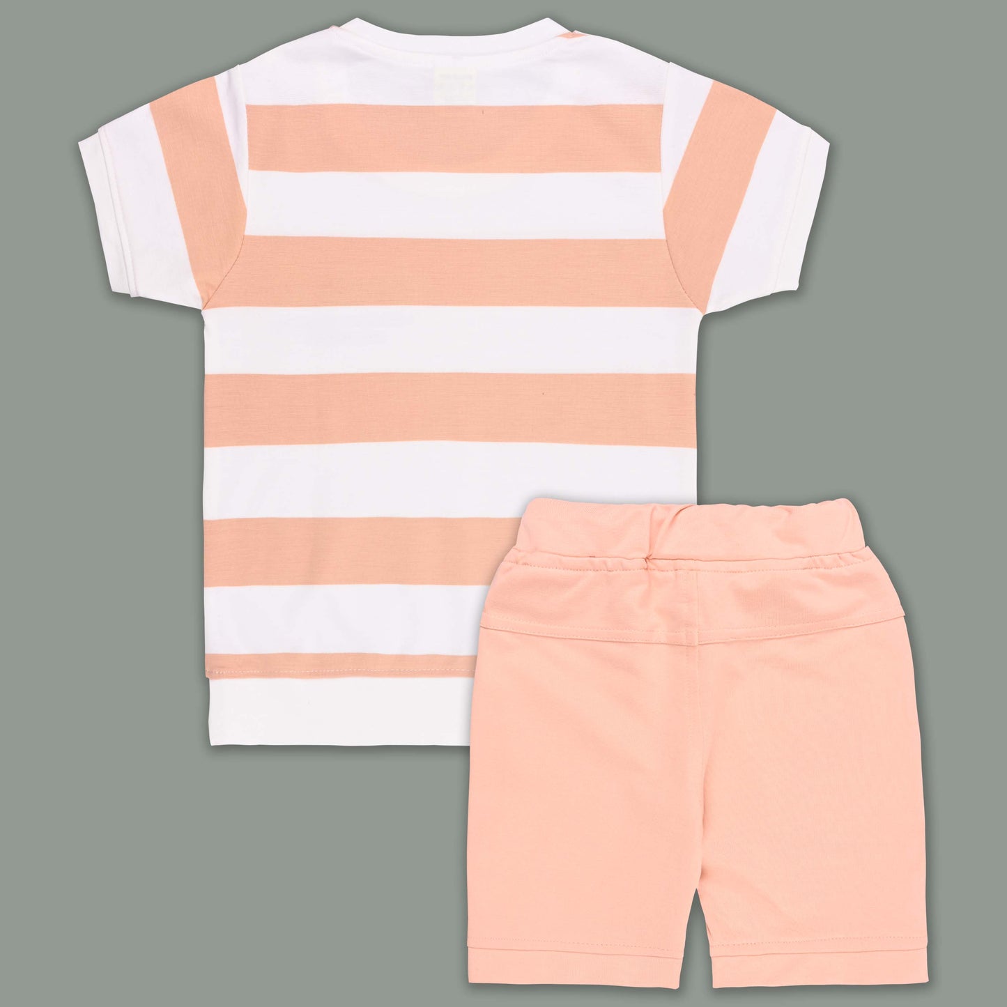 Boys Printed Cotton T-Shirt and Shorts Set