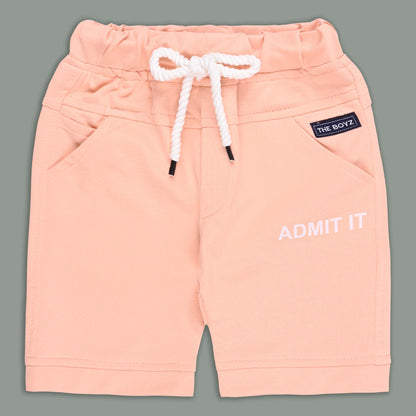 Boys Printed Cotton T-Shirt and Shorts Set