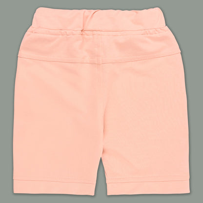 Boys Printed Cotton T-Shirt and Shorts Set