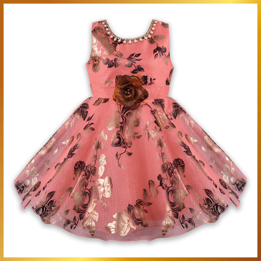 Baby Girls Party Wear Frock Birthday Dress