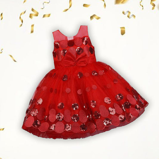 Girls Fit and Flair Partywear Dress