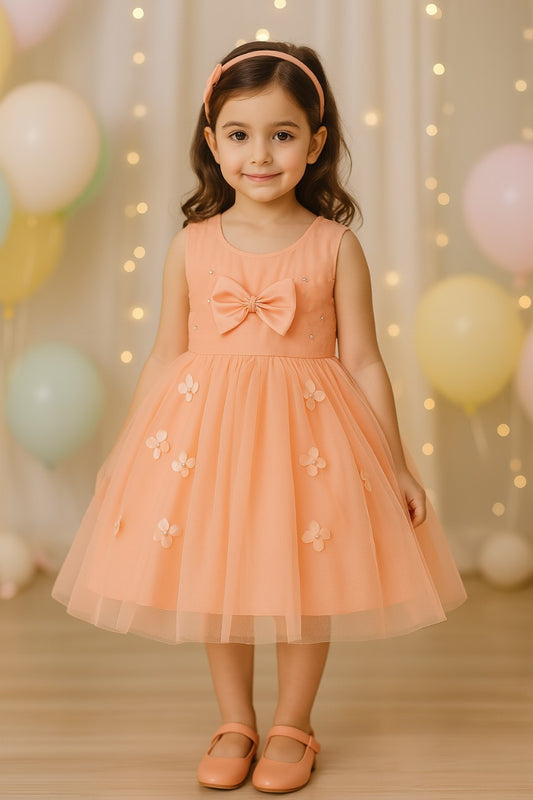 Baby Girls Cotton Frock Dress for Girls-bxa412pch