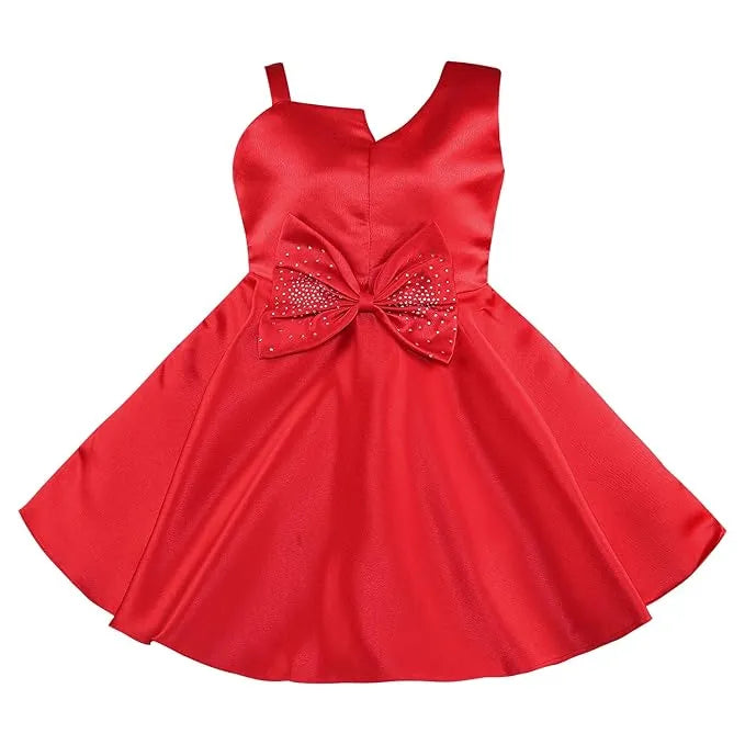 Girls Party Wear Fit and Flare Frock Dress