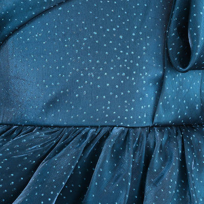 Girls Princess Flared Glittery Party Dress