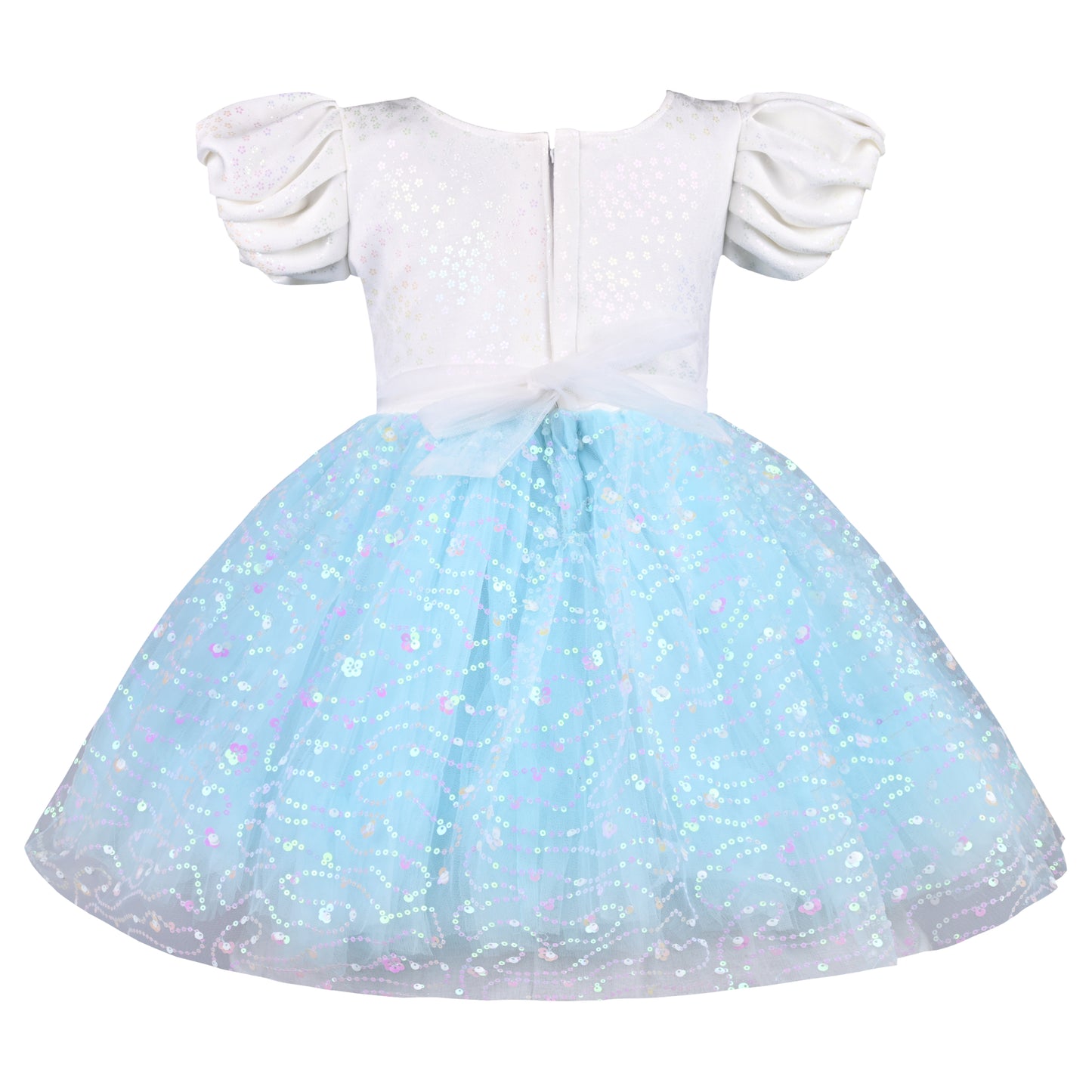 Girls Embellished A-Line Frock Dress