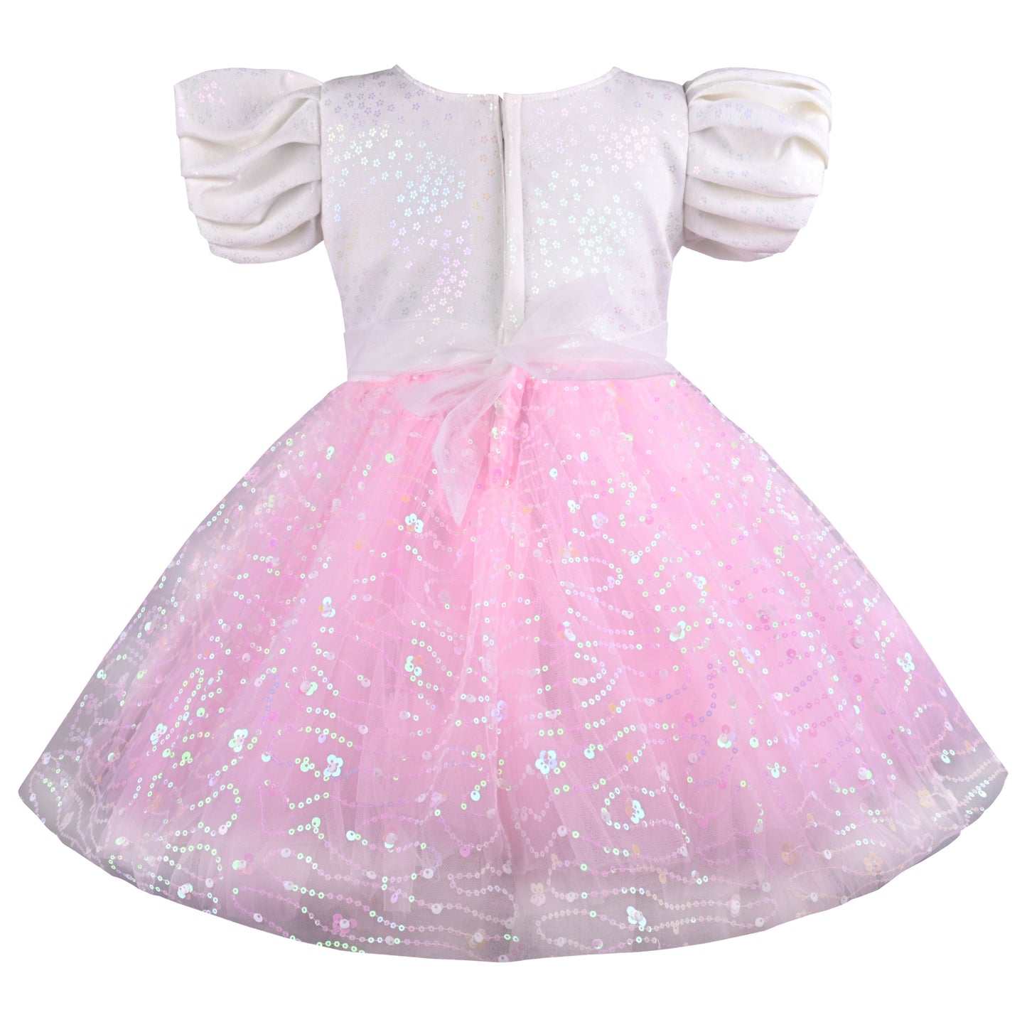 Girls Embellished A-Line Frock Dress