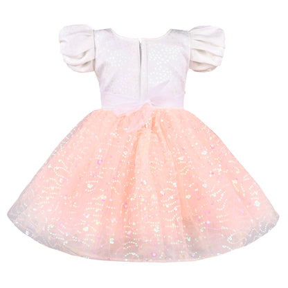 Girls Embellished A-Line Frock Dress