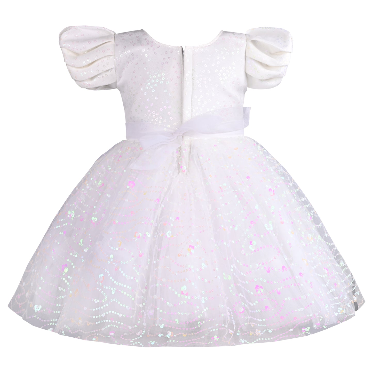 Girls Embellished A-Line Frock Dress
