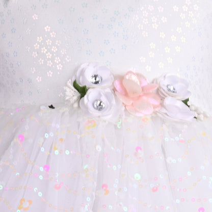 Girls Embellished A-Line Frock Dress