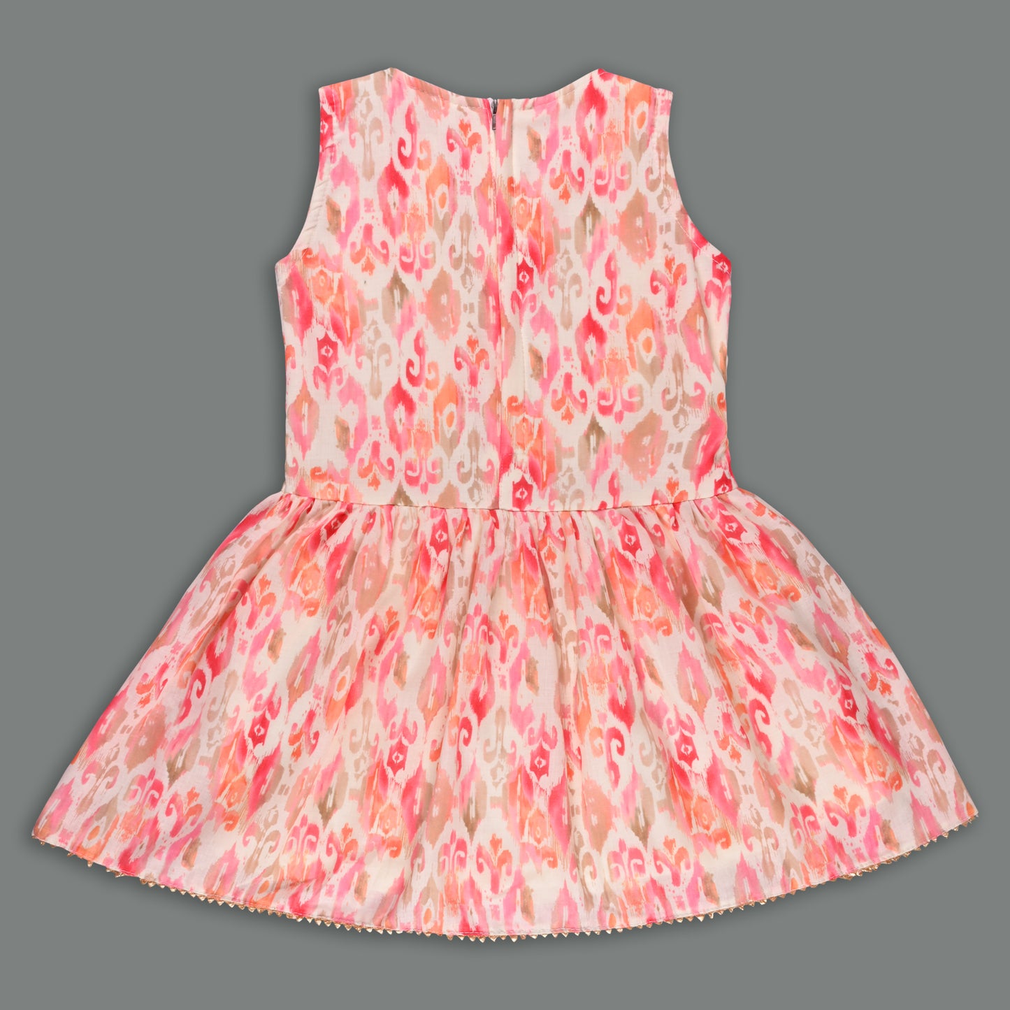 Girls Printed Lace Kurta with Sharara Set