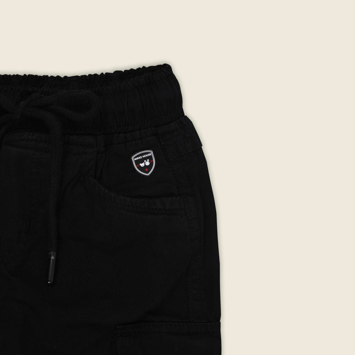 Boys Cotton Denim Cargo Joggers Soft & Stretchable Pants