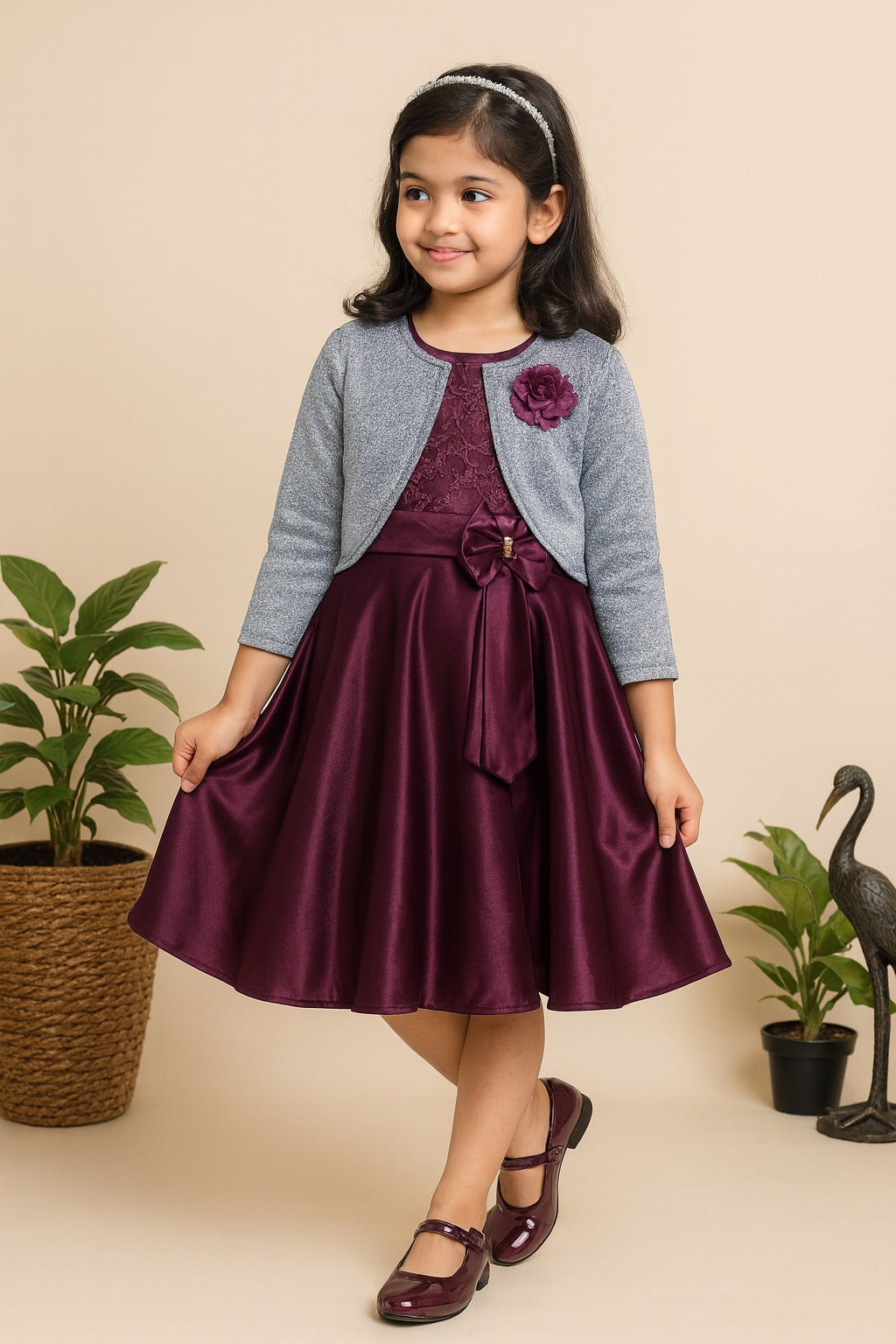 Wish Karo Baby Girls Frocks Dress-(fe2644pplJKTBLUS)