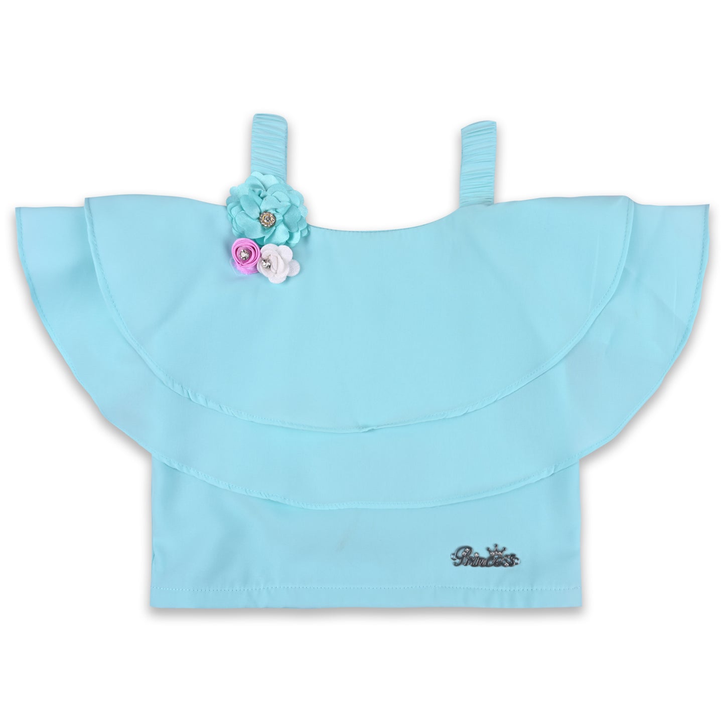 Girls Checked Top and Skirt Clothing Set