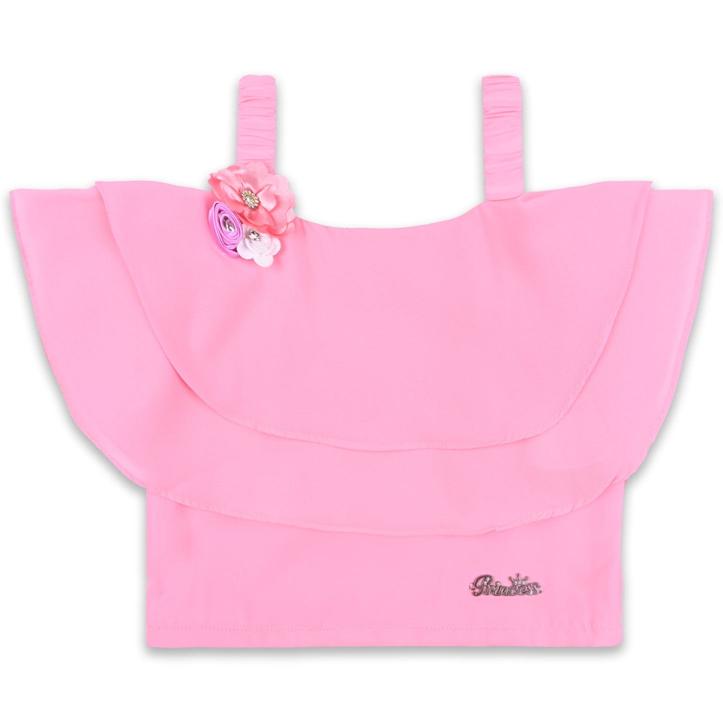 Girls Checked Top and Skirt Clothing Set