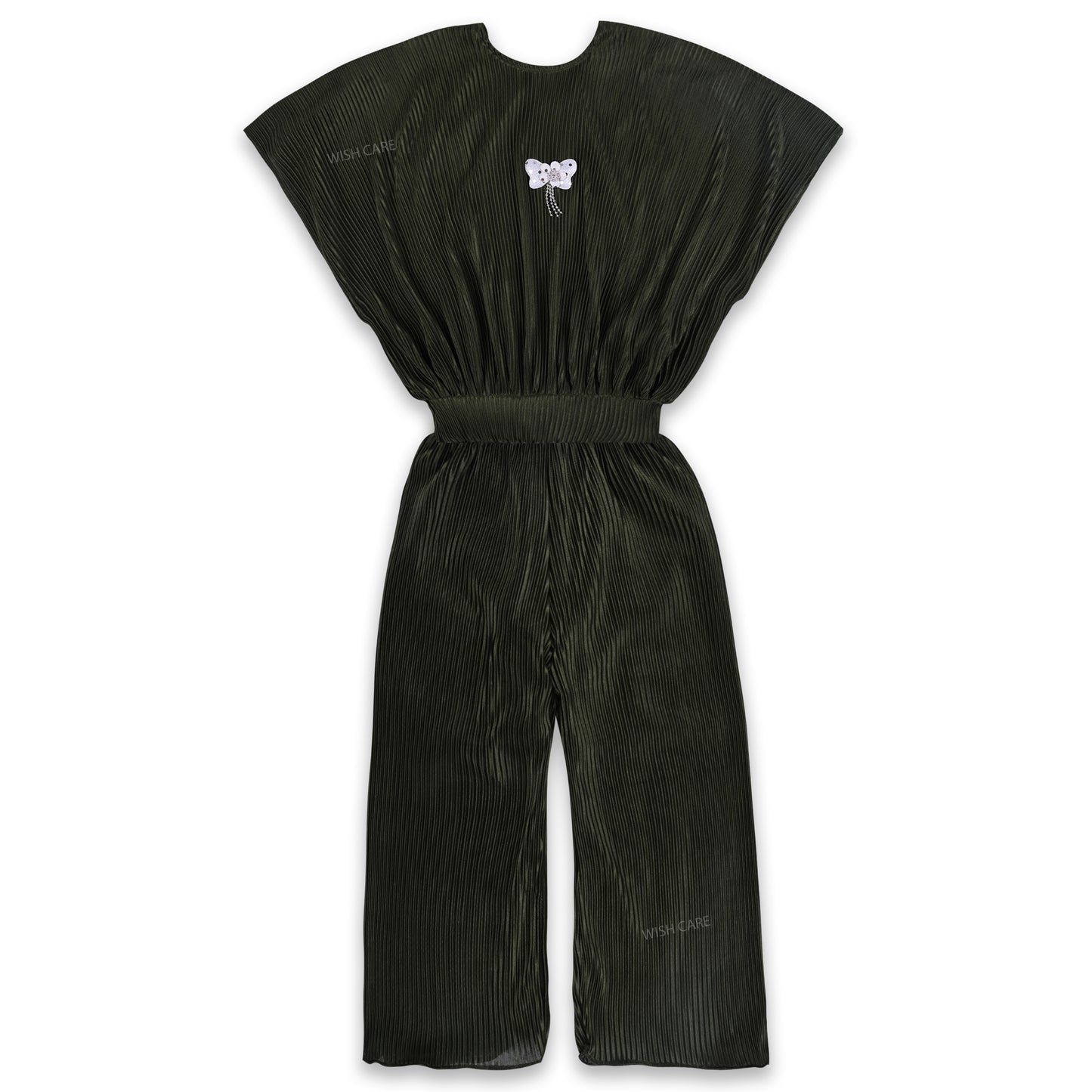 Girls Solid Top And Pant