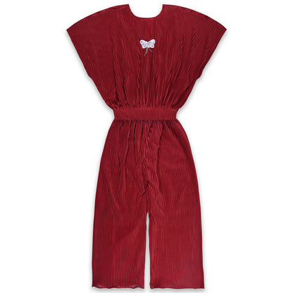 Girls Solid Top And Pant