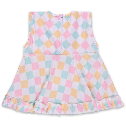 Baby Girls Polka Print Top and Shorts Clothing Set