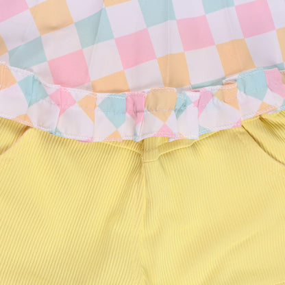 Baby Girls Polka Print Top and Shorts Clothing Set