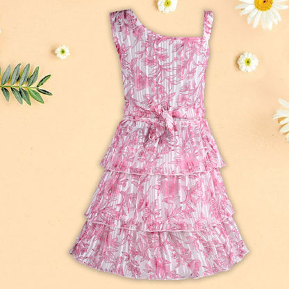 Baby Girls Floral Elegance/Ruffle sleeves