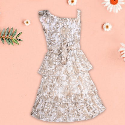Baby Girls Floral Elegance/Ruffle sleeves