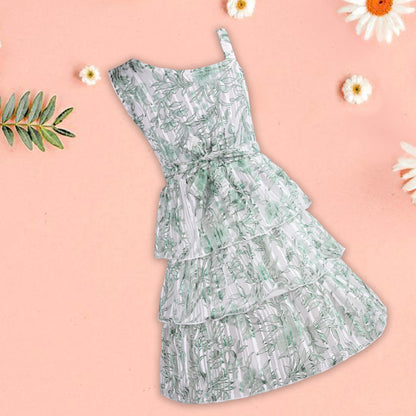 Baby Girls Floral Elegance/Ruffle sleeves