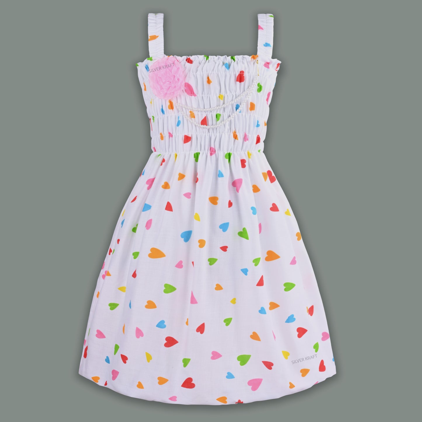 Girls Midi/Knee Length Casual Dress