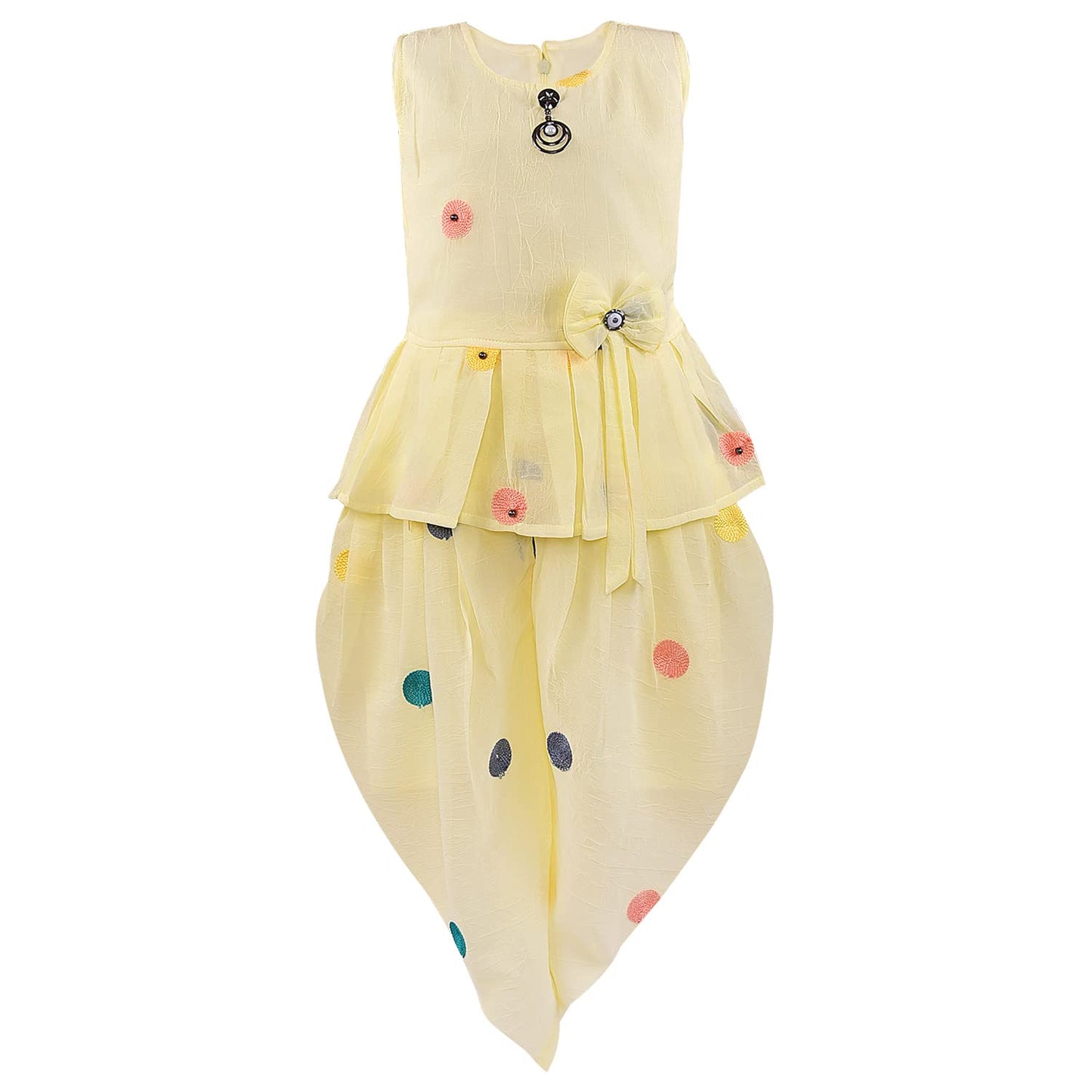Girls Top and Dhoti Pant Dress