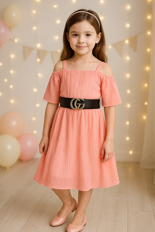 Baby Girls Midi/Knee Length Party Dress csl968pch