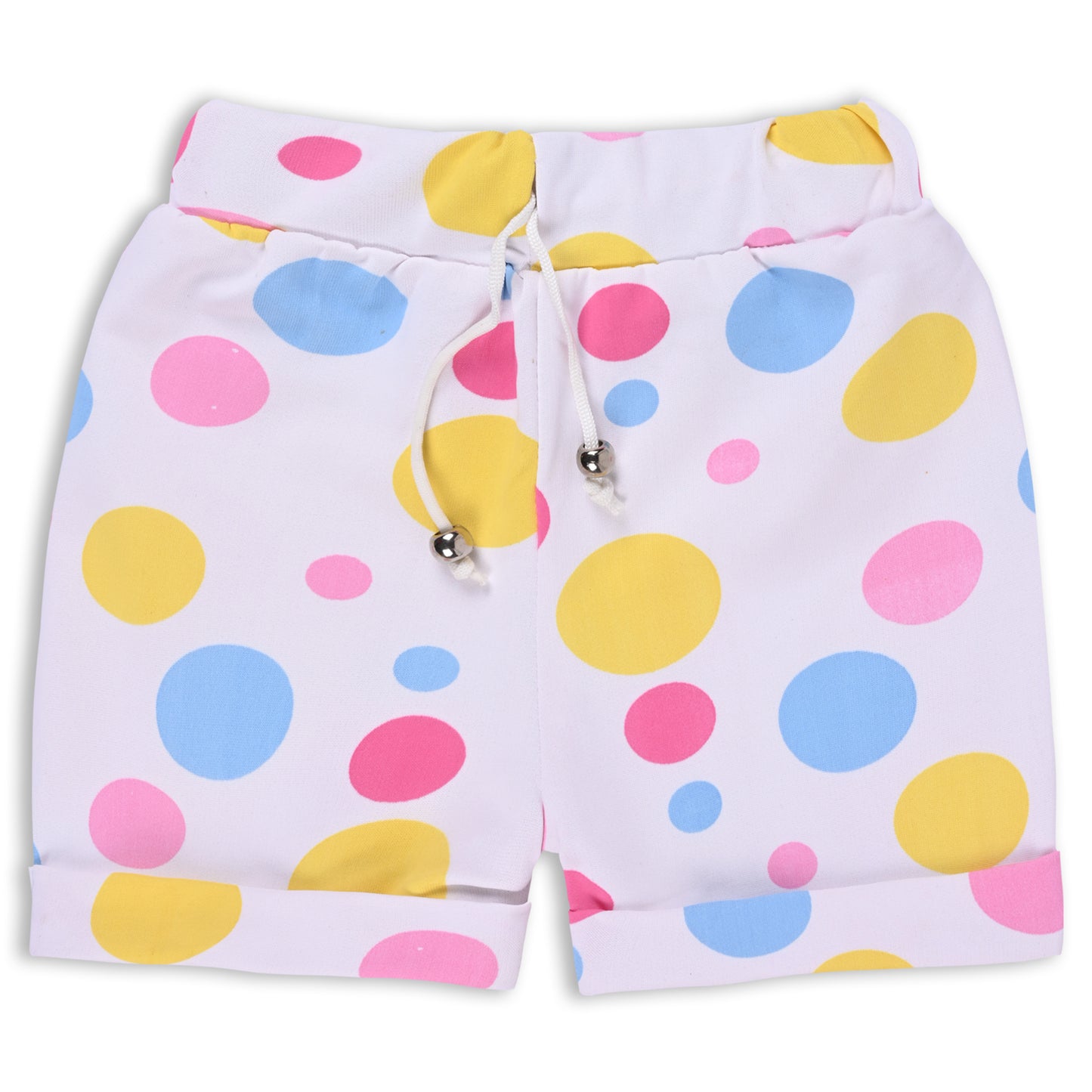 Girls Polka Print Top and Shorts Clothing Set