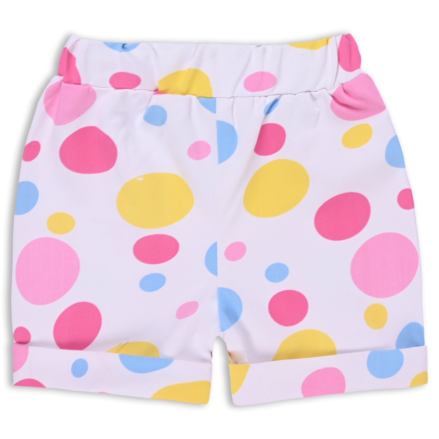 Girls Polka Print Top and Shorts Clothing Set