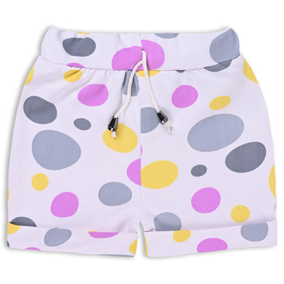 Girls Polka Print Top and Shorts Clothing Set